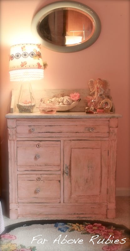 The pink washstand