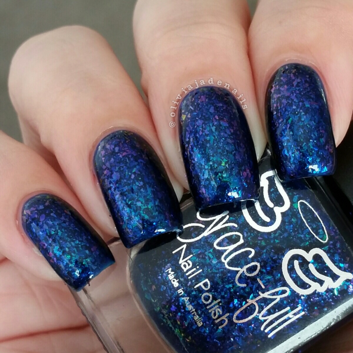Grace-full Nail Polish Michel's Underwear swatched by Olivia Jade Nails