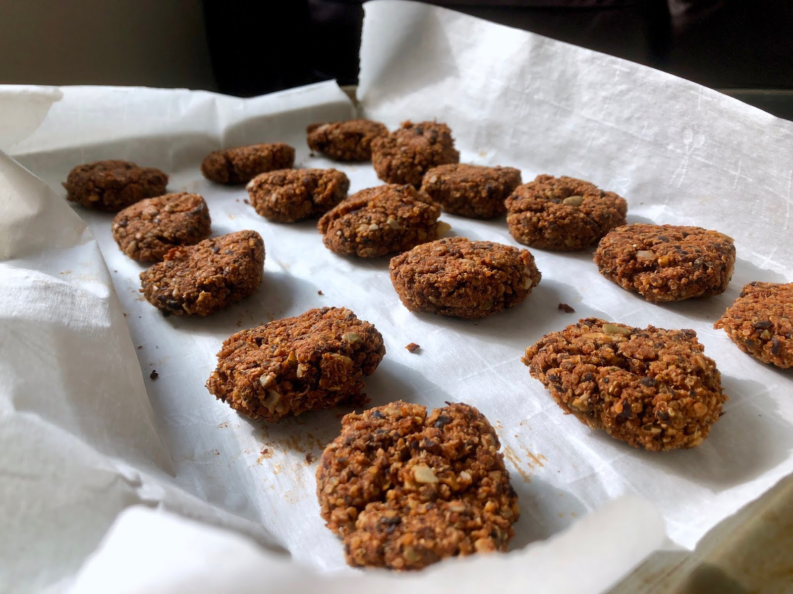 Kvell in the Kitchen Smoky Quinoa Black Bean Falafel