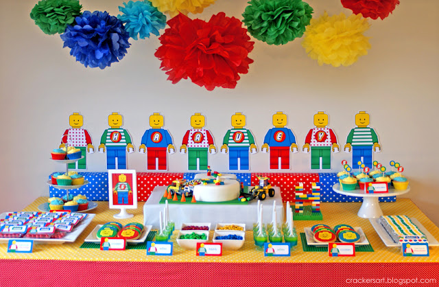 Kara\'s Party Ideas Lego Themed 5th Birthday Party {Planning, Ideas ...