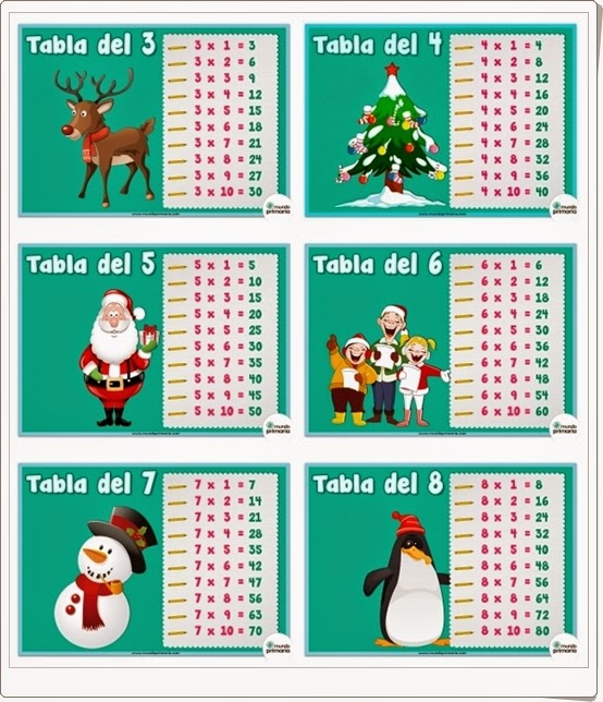 http://www.mundoprimaria.com/navidad-para-ninos-de-primaria/tablas-dibujos-de-navidad.html