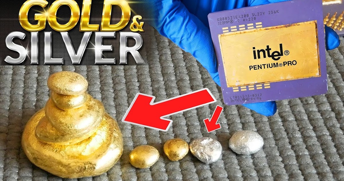 How To Recover Gold From Computer Scrap With Household Chemicals Gold extraction process: How to recycle gold and silver from cpu