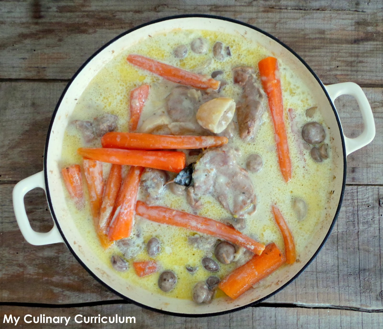 My Culinary Curriculum Blanquette de veau facile à ma façon (Easy veal