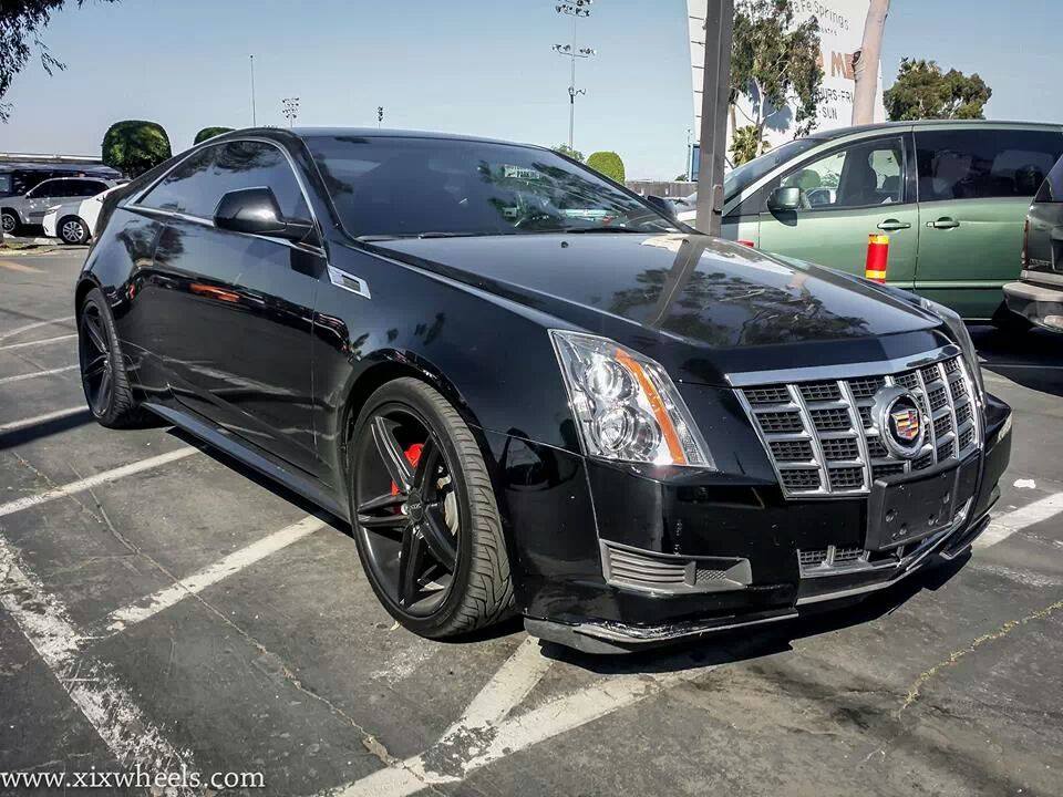First Choice Wheels and Tires Cadillac CTS riding on matte black XIX X33s