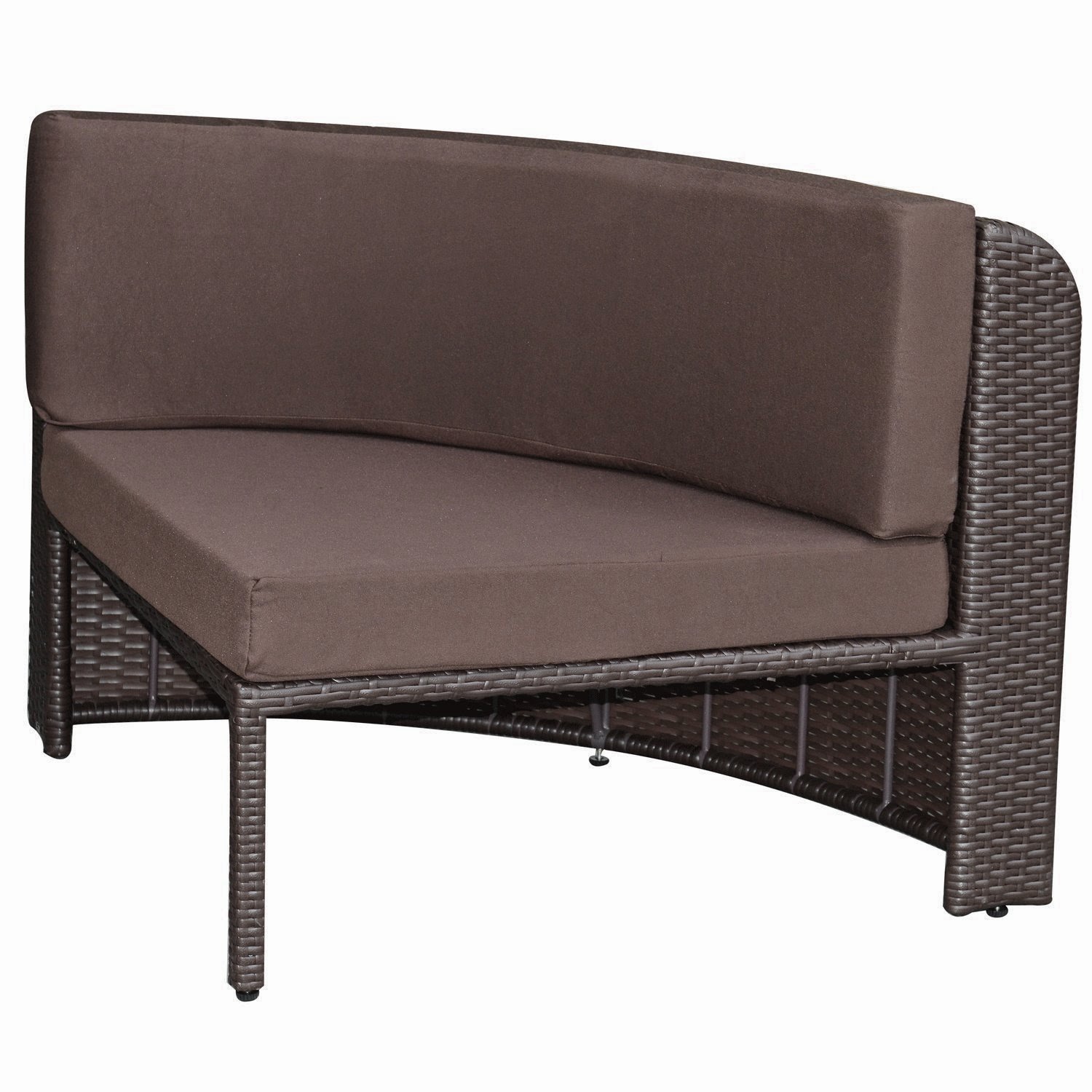 Special Sale Discount 65 Outsunny 8pc Outdoor PE Rattan Wicker Half