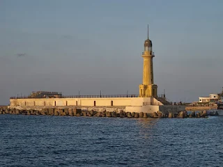 Alexandria Montazah Beach lighthouse of Egypt Abandoned Lighthouse