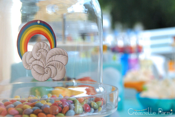 Sweet table arc-en-ciel / rainbow decoration
