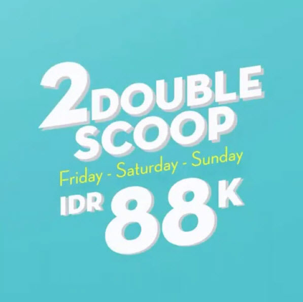 #BaskinRobbins - #Promo Weekend 2 Double Scoop Hanya 88K (s.d 07 April 2019) #BaskinRobbins - #Promo Weekend 2 Double Scoop Hanya 88K (s.d 07 April 2019)