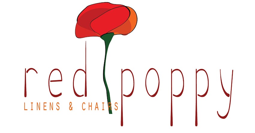 Red Poppy Linens and Chairs