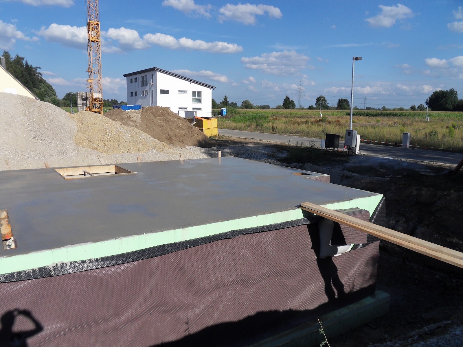 Ab ins Haus!!! 2012: Die Kellerdecke ist fertig...