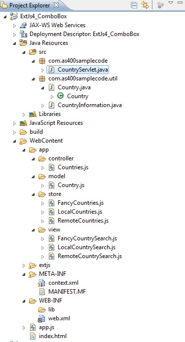 Programmers Sample Guide: ExtJs 4 ComboBox tutorial using Java Servlet ...