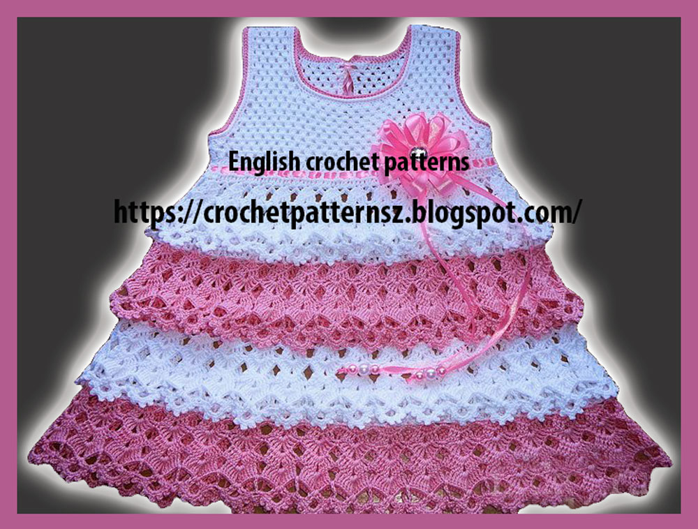 Crochet patterns store crochet baby dress 5
