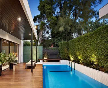 25+ contoh rumah yang ada kolam renang minimalis dan indah