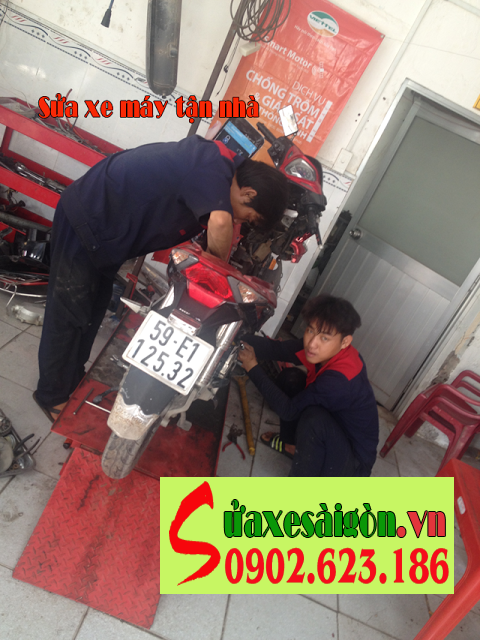 Sửa xe máy TPHCM  Cứu hộ xe máy 24 giờ