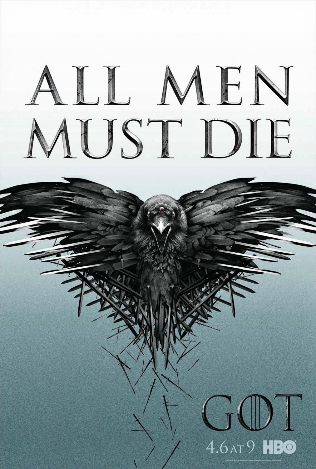 Game of Thrones Season 4 Valar Morghulis Teaser Character Television Poster Set - All Men Must Die
