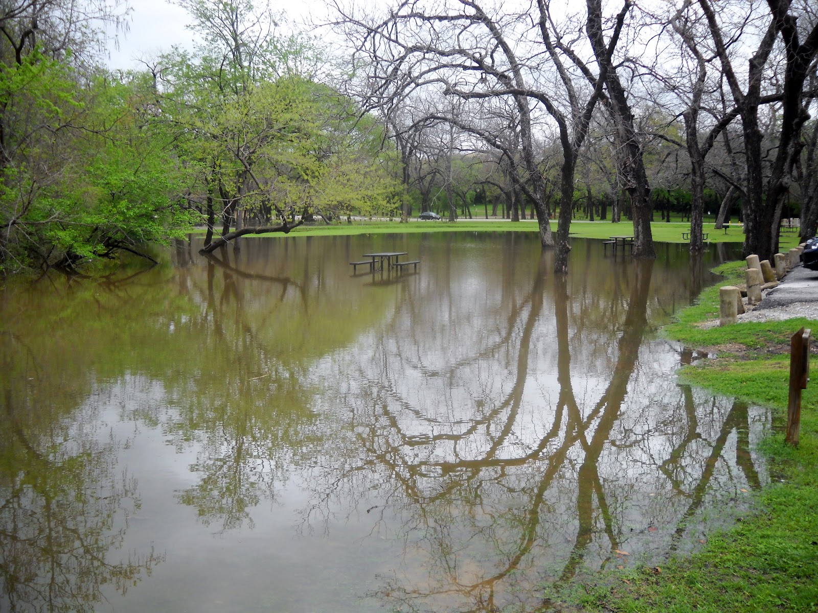 White Rock Lake, Dallas, Texas Heavy Rains Lead to Flooding