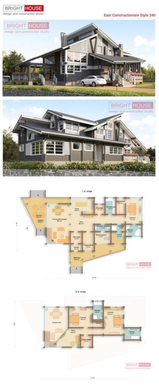 Rumah kayu minimalis dengan desain atraktif rumah minimalis plus denah