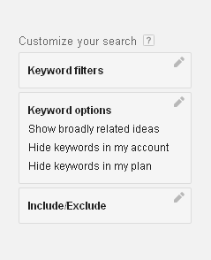 How To Hide Your Keyword Ideas