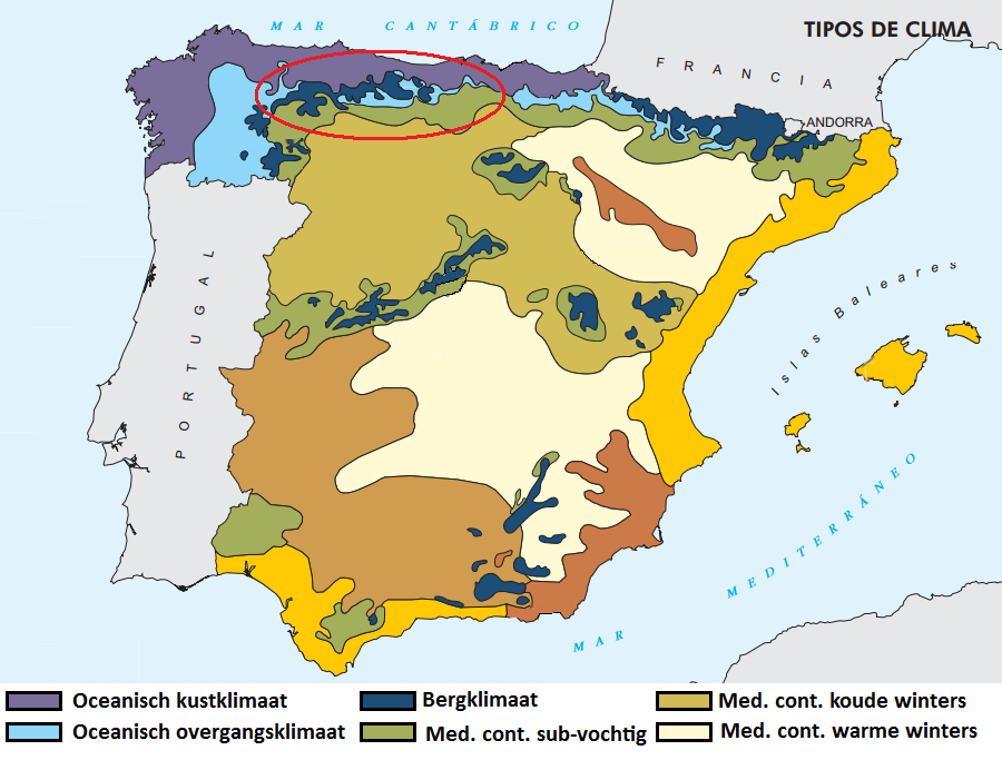 Wandelen in Natuurlijk Spanje De biogeografische
