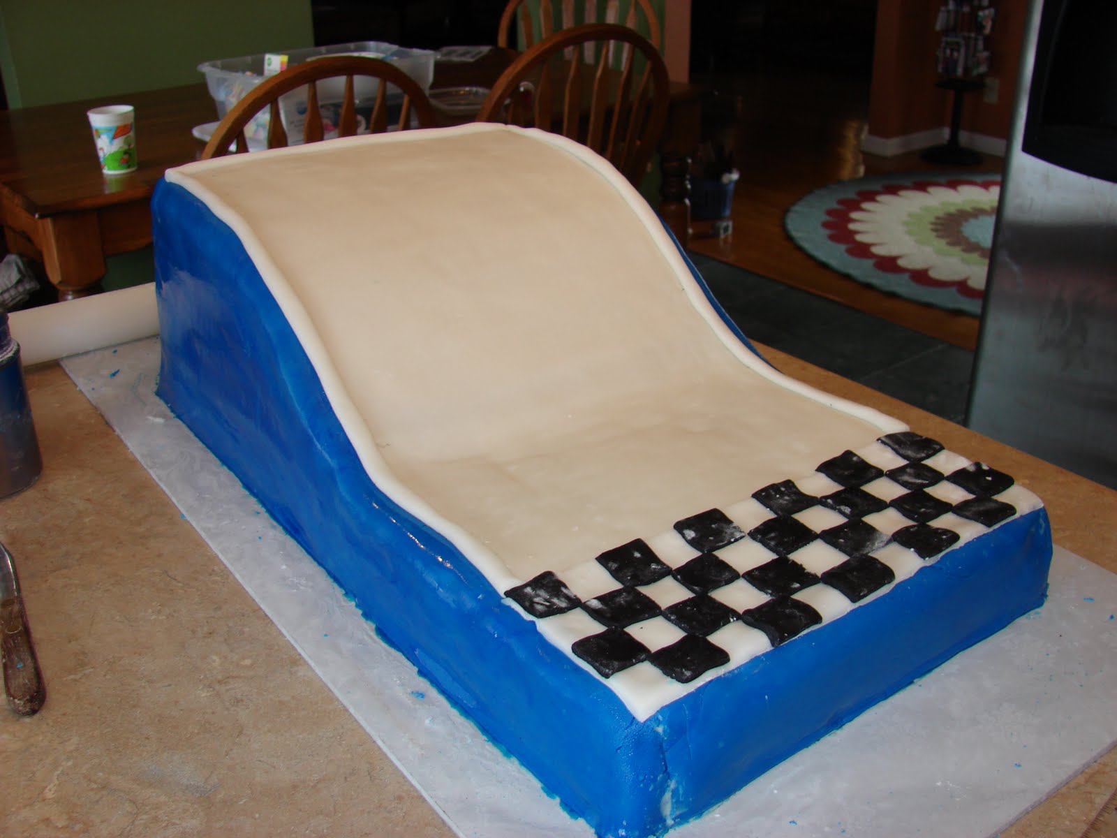 Ipsy Bipsy Bake Shop Pine Wood Derby Cake