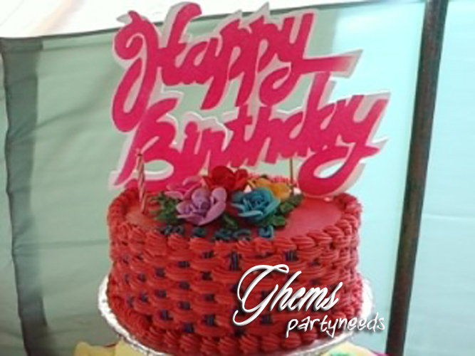 Red and Violet Cake and Pastries for all Occassions GHEMS Partyneeds