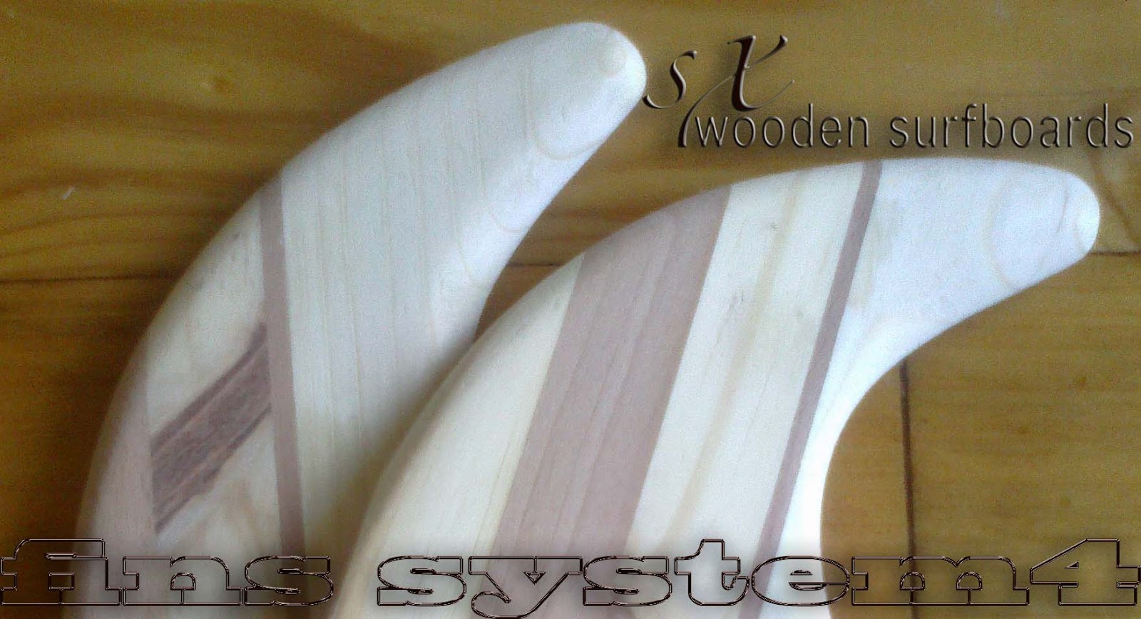 SX wooden surfboards SX wooden surfboardsfins system4