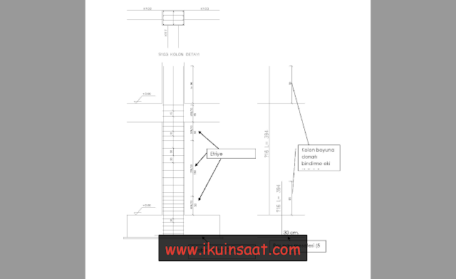 betonarme proje proje örneği
