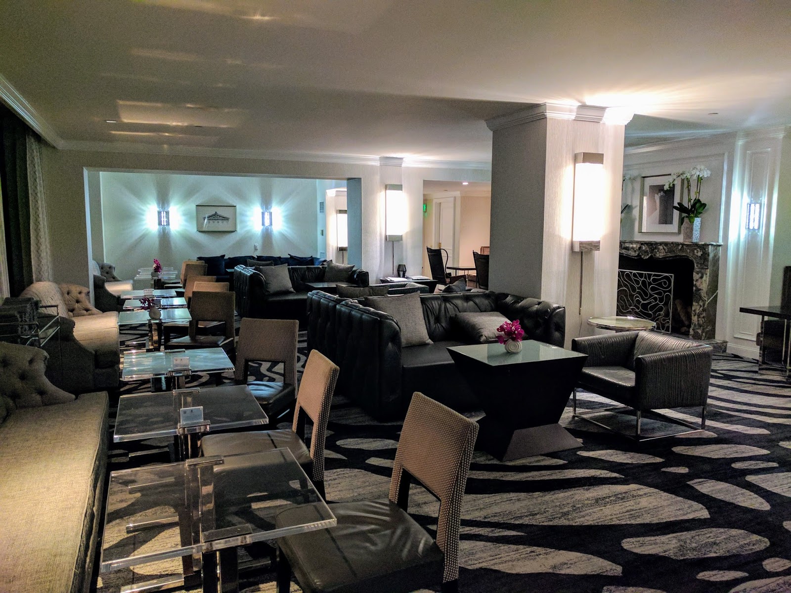 The Club Lounge at the Ritz Carlton San Francisco