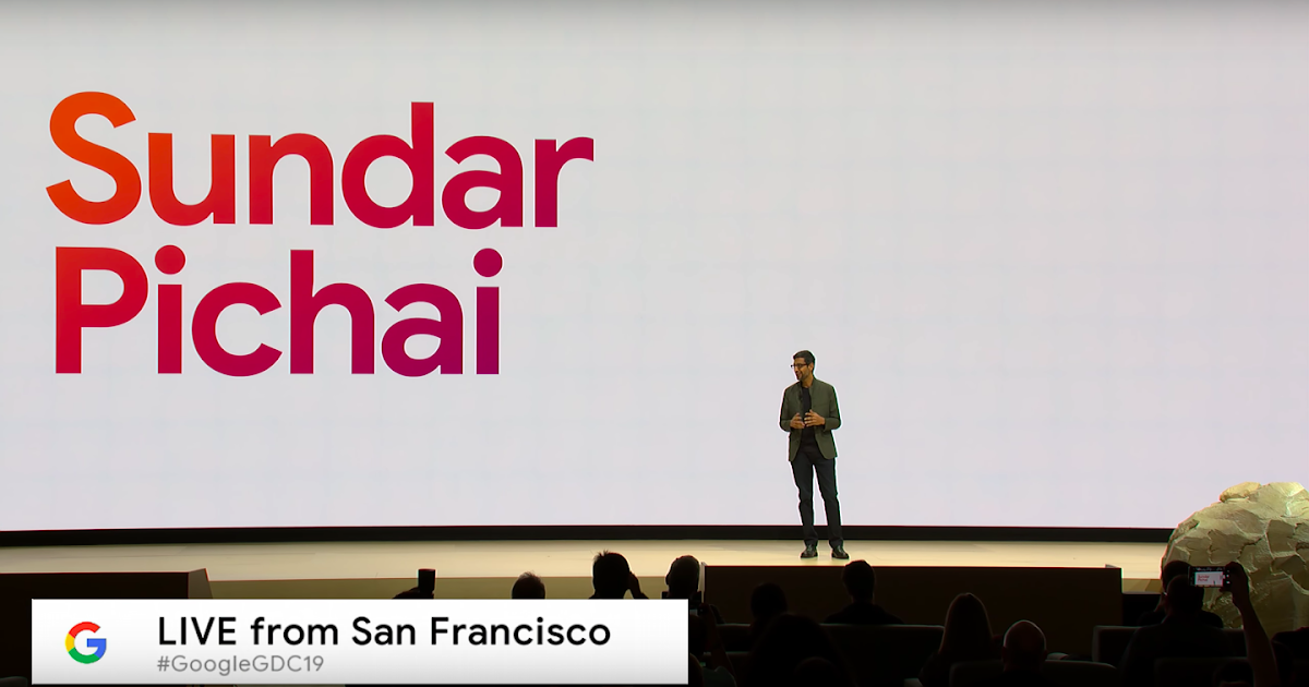 What slides does Sundar Pichai use? Here are 7 from his Stadia Launch