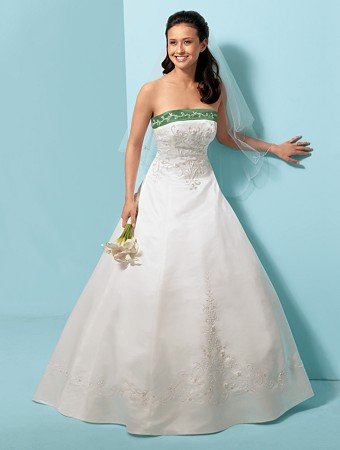 Beautiful Green Wedding Dress Design - Wedding Dress Obsessed