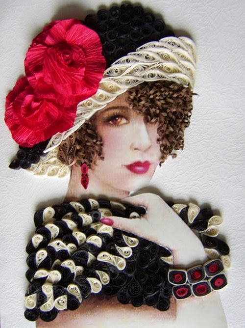 11-Eugenia-Evseeva-Quilling-Paper-&-Photo-Portraits-www-designstack-co