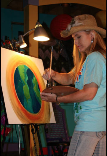 Live Event Painter, Amy Stone