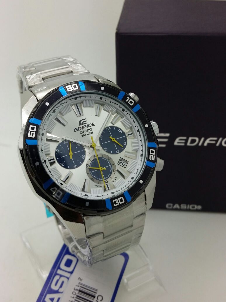 CASIO EDIFICE STOPWATCH STEEL / PVC LIMITED EDITION RM240 The Time