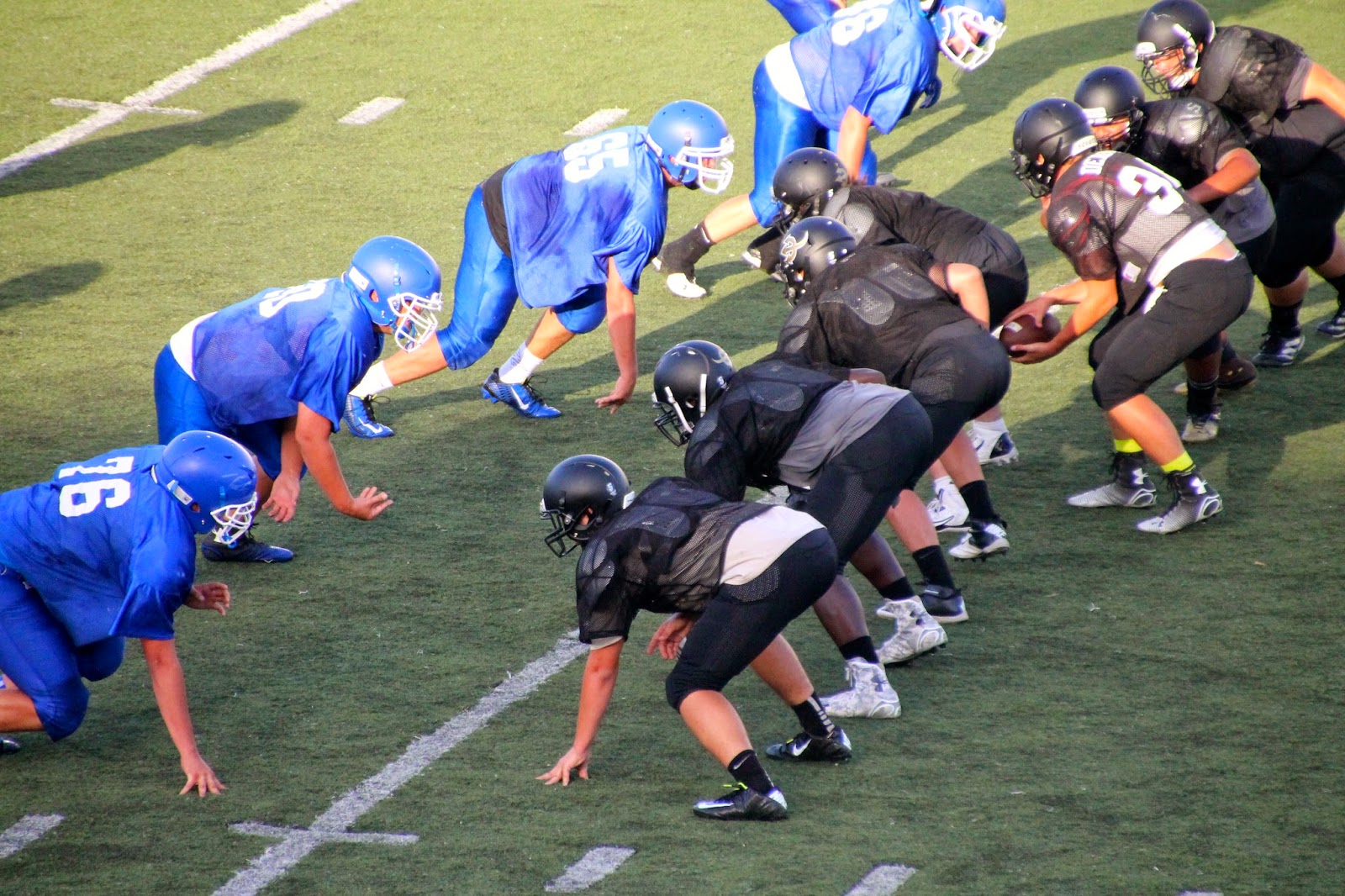Golden Demon Football: Scrimmage at NSU v. Tahlequah High and Miami