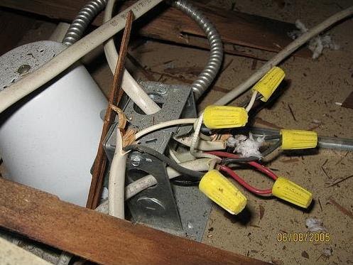 open splice box violation cover hazard boxes code fire panel breaker light missing electrician plates pot electrical plate connection without