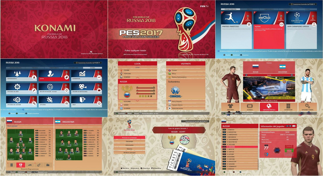 جرافيك وقوائم جديدة خرافية لكأس العالم روسيا  2018 لبيس 2017  (Pes2017 world cup 2018 russia ) WC-2018-Menu