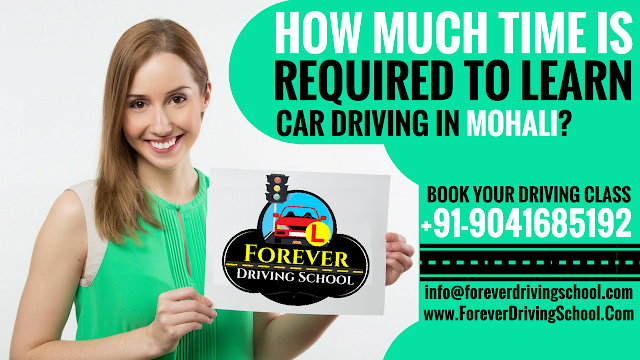 HOW MUCH TIME REQUIRED TO LEARN CAR DRIVING IN MOHALI FOR BEGINNERS?