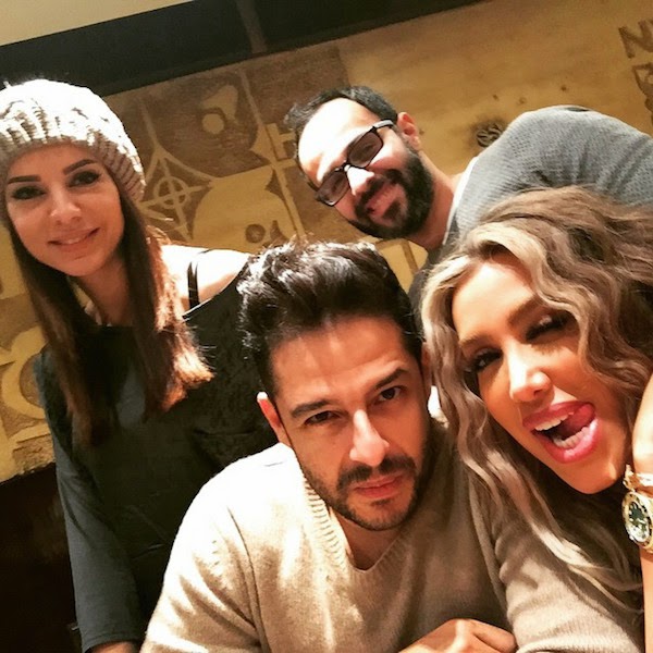 صورة مايا دياب ومحمد حماقي