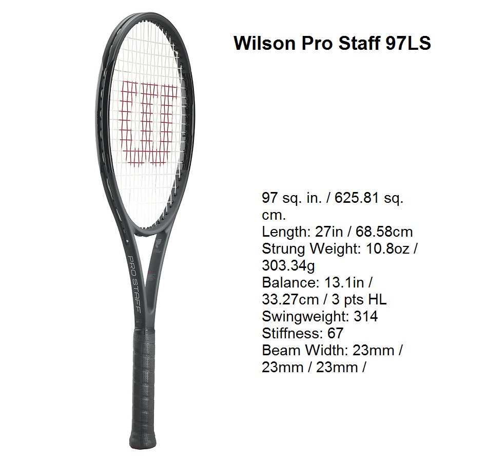 Wilson Pro Staff 97LS - tennis racket specifications