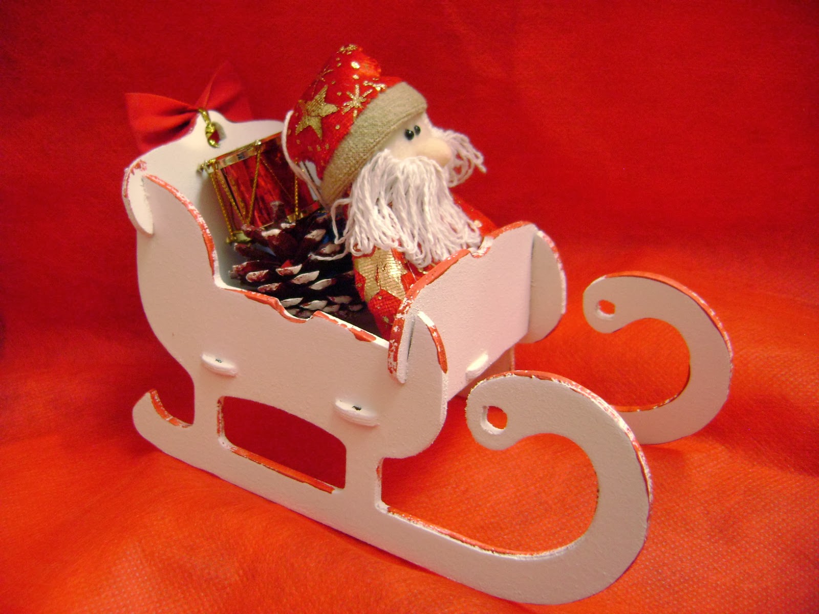 Atelie Mania de Fazer : treno de papai noel