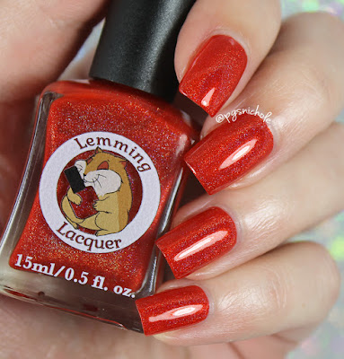 Lemming Lacquer Bloody Mary, Full of Vodka | Damn It, I had Something For This; An Archer Inspired Collection