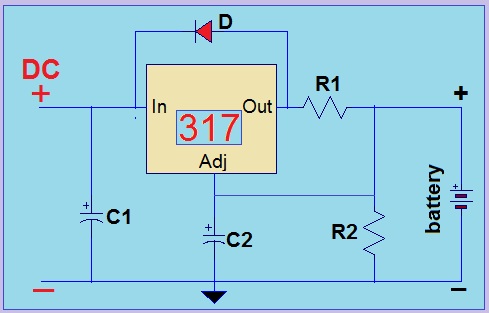 Constant Current Charger using LM317 regulator | simple electronics