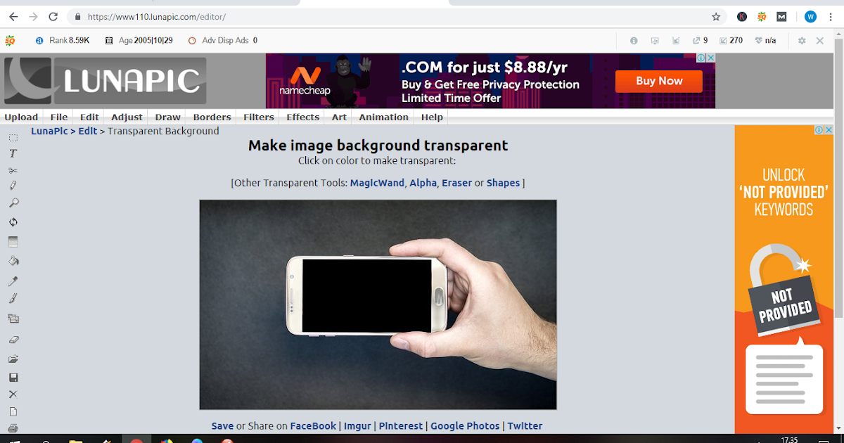 Membuat Background Gambar Transparan Online Download Free Edit