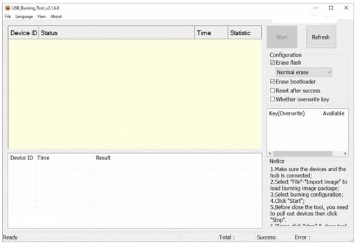 تحميل برنامج Usb Burning Tool لتنزيل سوفت على Tv Box والموبايل