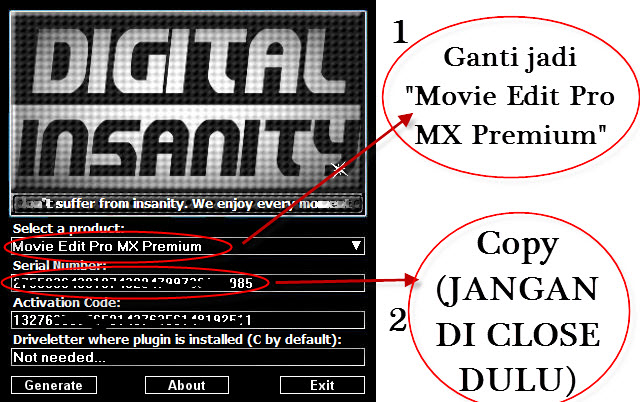 Magix Movie Edit Pro 11 5.5.4.1.E serial key or number