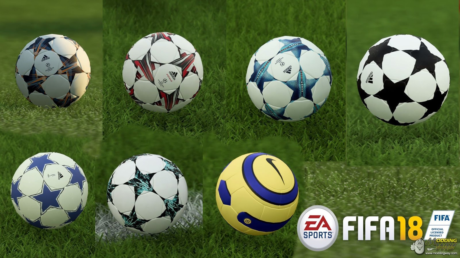 FIFA 18 Ballpack UEFA Champions League Classics by Andrimod ~ SoccerFandom.com | Free PES Patch and FIFA Updates