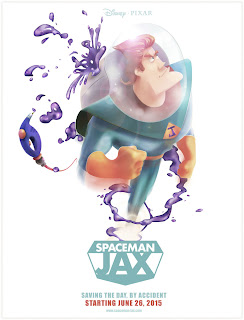 Curio and Co. Curio & Co. www.curioanco.com  - Spaceman Jax - Reboot Poster- Cesare Asaro - Disney Pixar