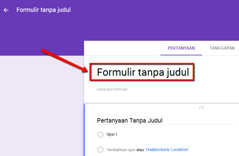 21+ Google Form Formulir Tanpa Judul Kumpulan Contoh Formulir