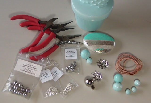DIY, bijoux, collier, mint, vacances, La Perle des Loisirs
