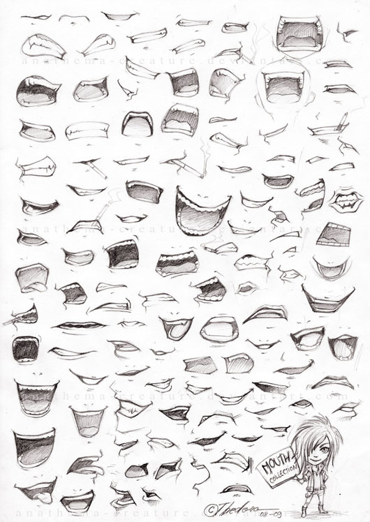 Drawing Mouth Expressions 95